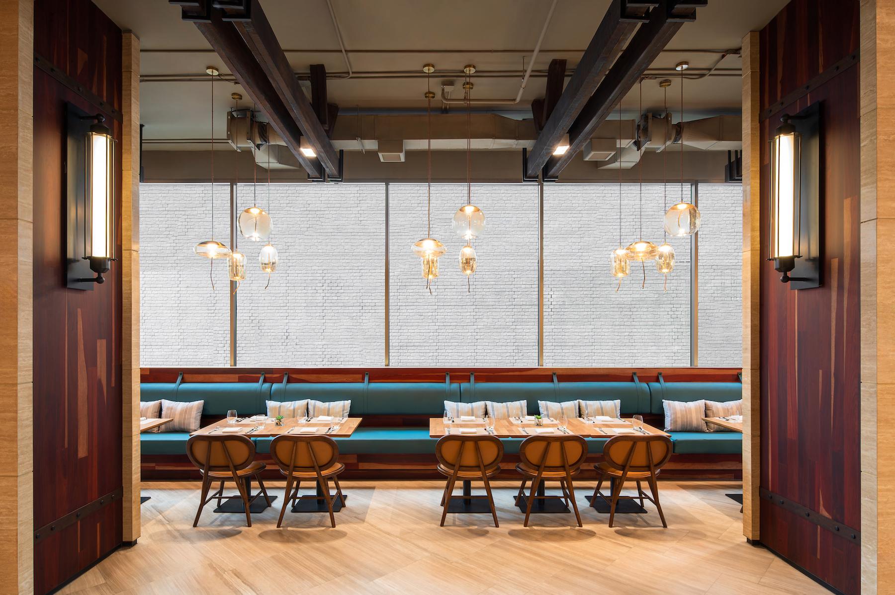Dining area at Yu Her Bao restaurant
